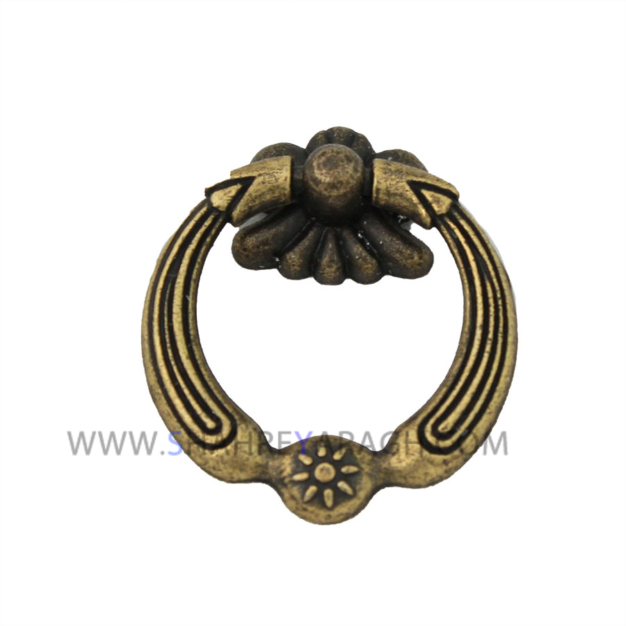 دستگیره آنتیک تک پیچ زیتونی 63 
