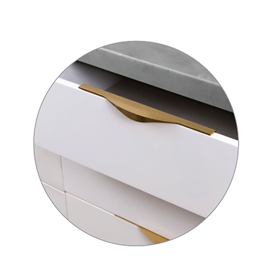 دستگیره کابینت تاپ ساید ویانا طلایی سایز 15 ملونی .