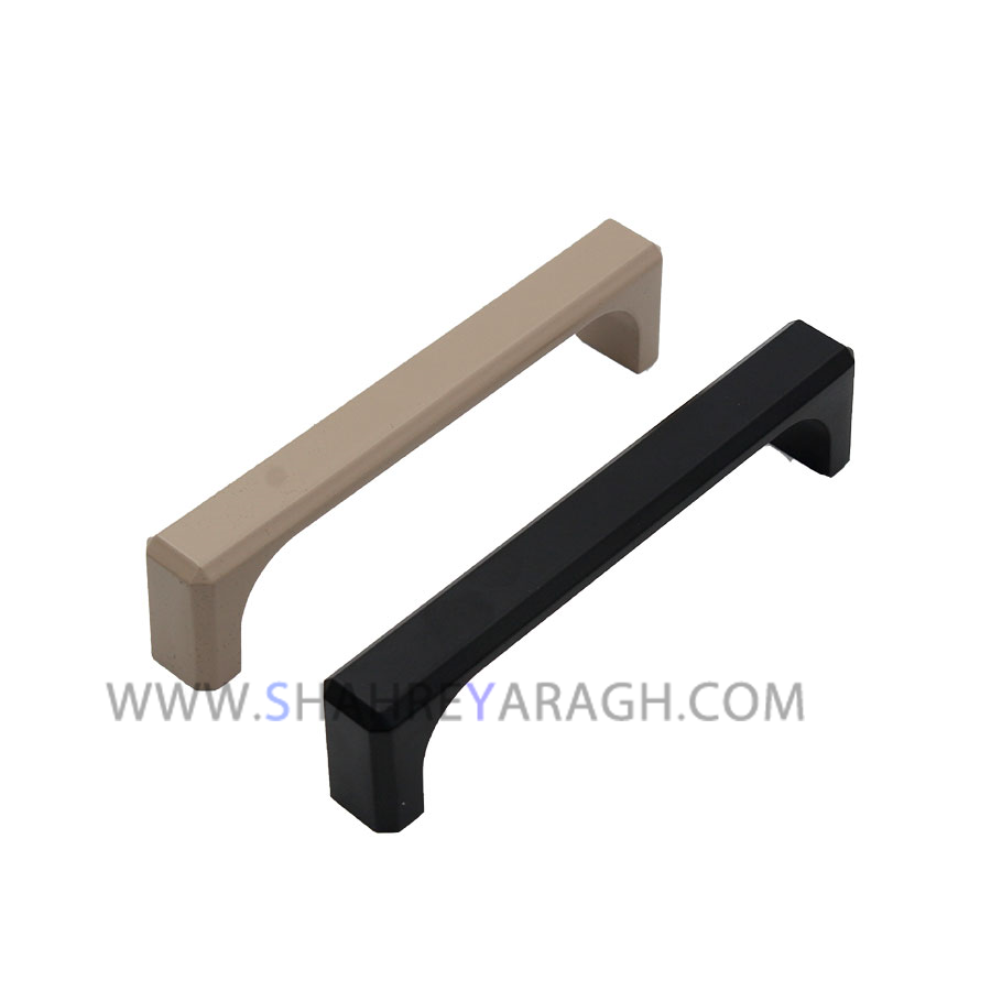 دستگیره کابینت مشکی مدل آرک سایز 128 زئوس
