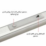 رگال لباس نوری باطری دار 90 ( نور سرد )