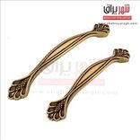 دستگیره کابینت پتینه طلایی 308 سایز 96 ملونی