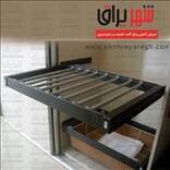 جای شلوار داخل کمد لباسABS 90 مشکیj214