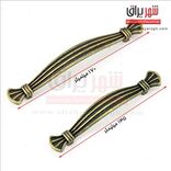 دستگیره کابینت زیتونی 300 سایز  128 ملونی