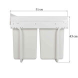 سطل کابینتی دو قلو 9128 ملونی یونیت 40