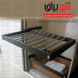جای شلوار داخل کمد لباس ABS 60 مشکی j213