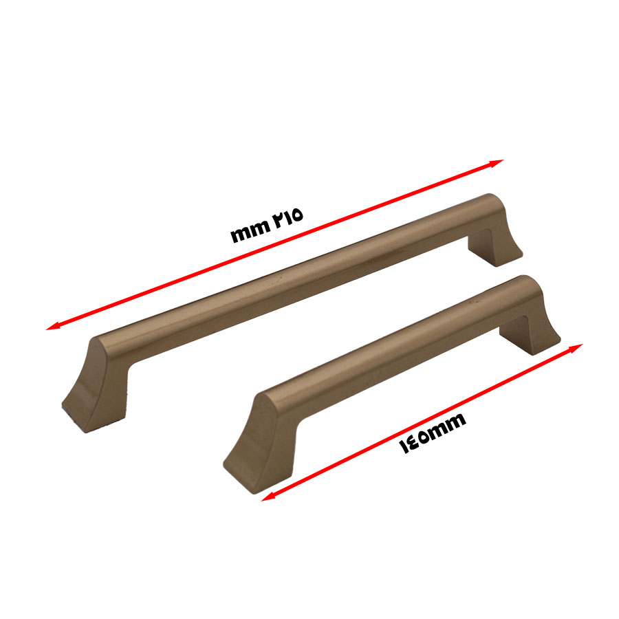 دستگیره کابینت مشکی مدل ترانک سایز 128زئوس
