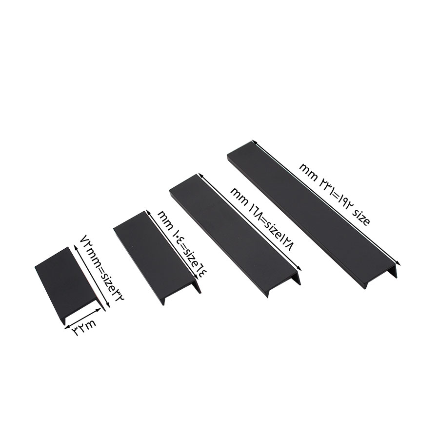 دستگیره کابینت تاپ ساید 348 سایز 32 مشکی ملونی