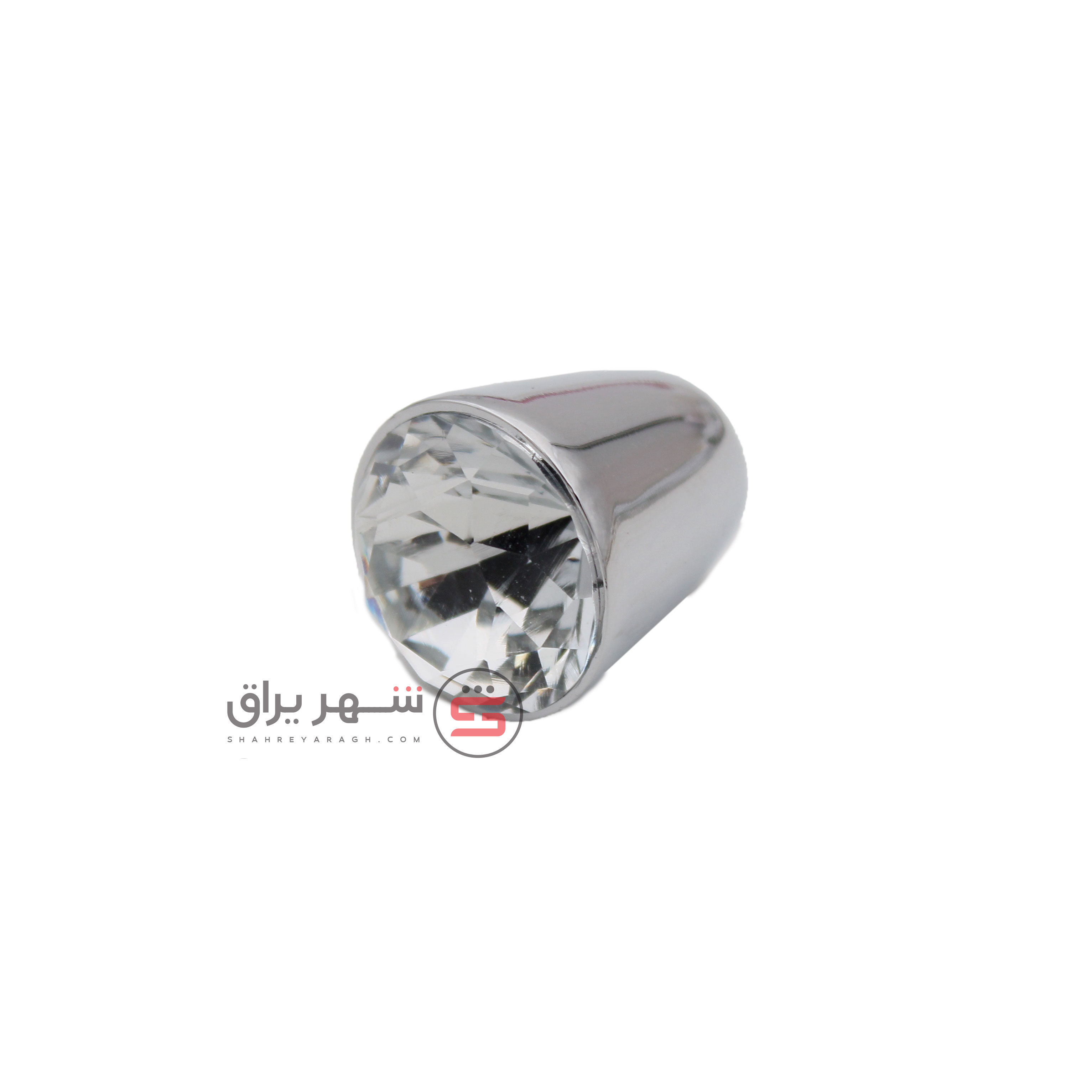 دستگیره کابینت تک پیچ براق کریستالی 352 ملونی
