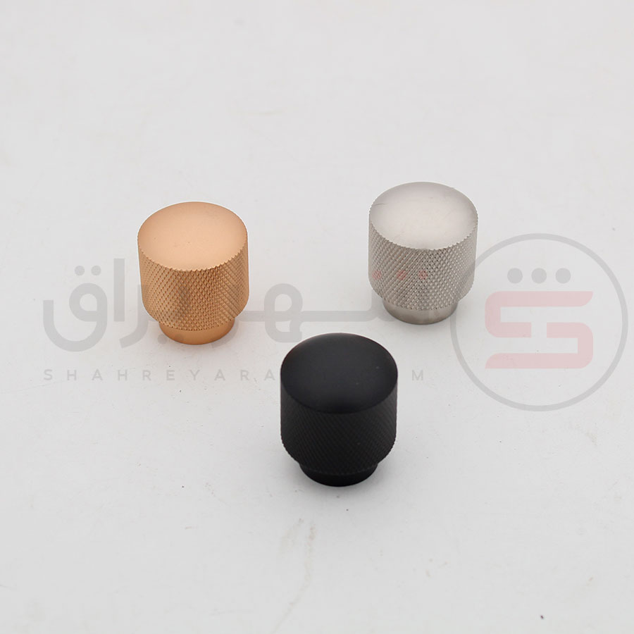 دستگیره کابینت تک پیچ مشکی 336 ملونی
