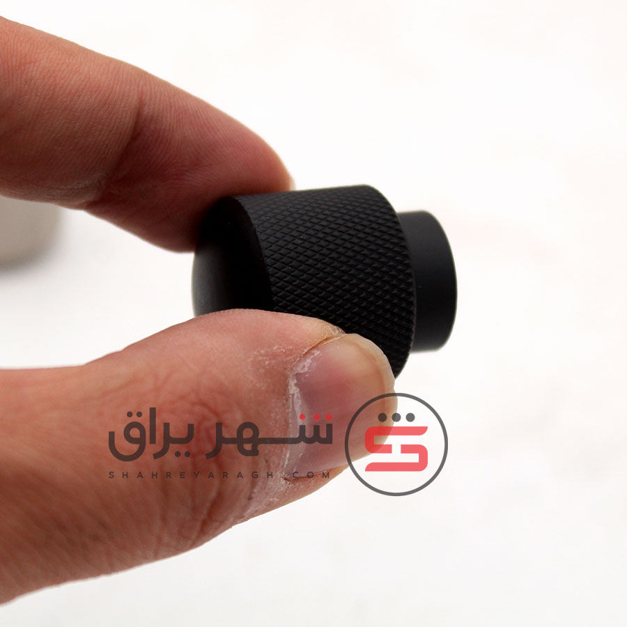 دستگیره کابینت تک پیچ مشکی 336 ملونی