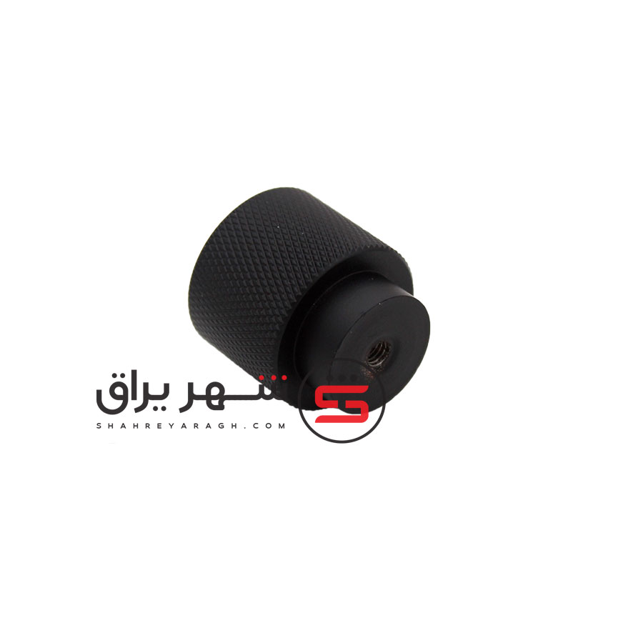 دستگیره کابینت تک پیچ مشکی 336 ملونی