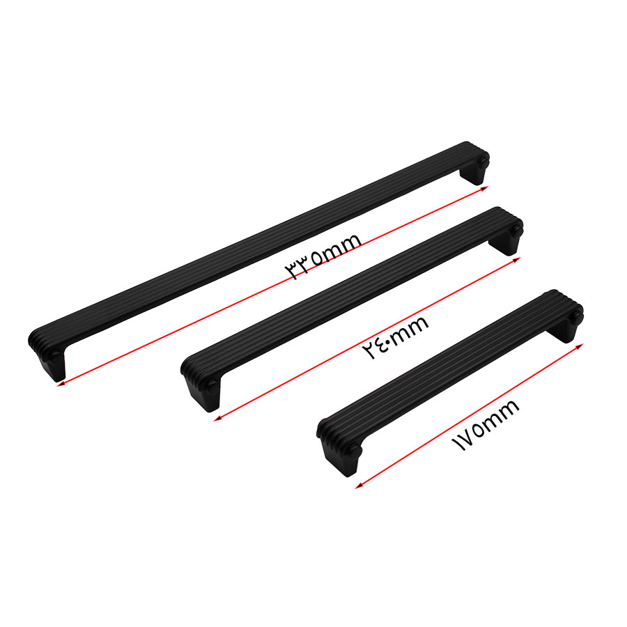 دستگیره کابینت C15 سایز 320 مشکی