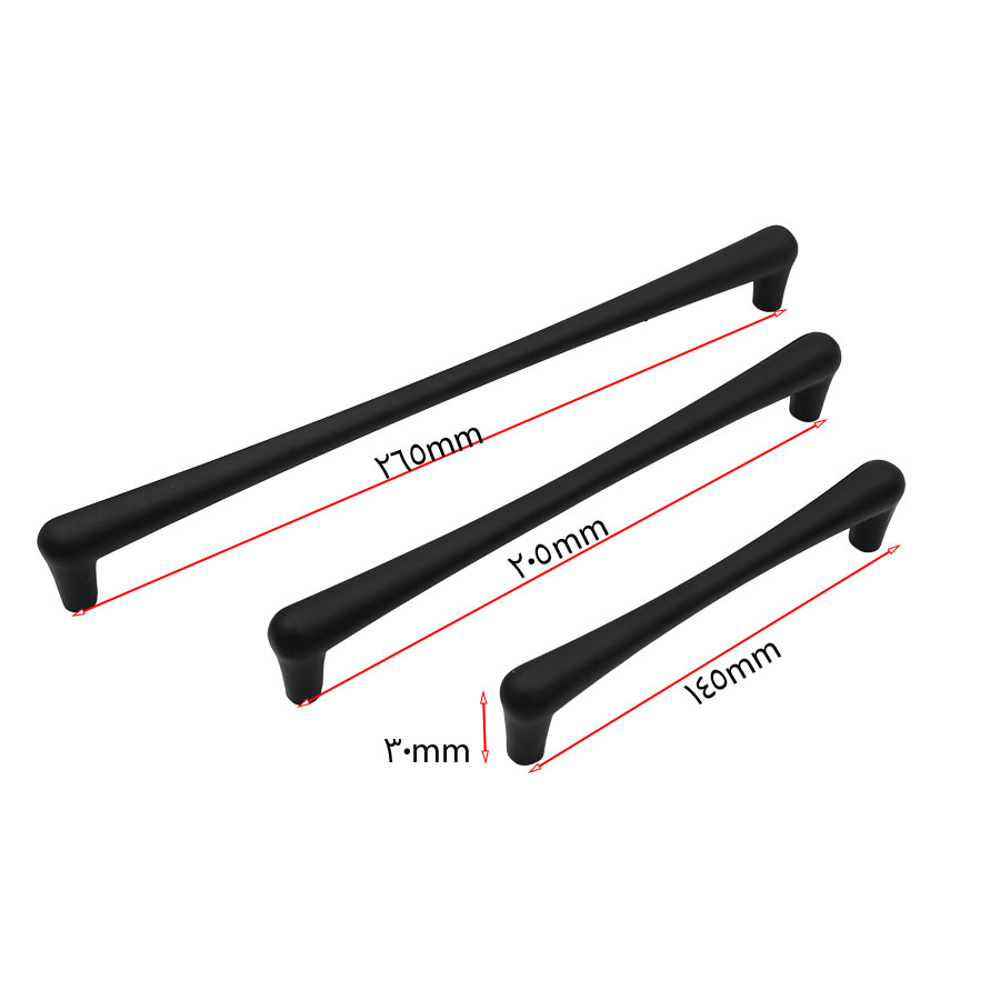 دستگیره کابینت GL2100 سایز 128مشکی
