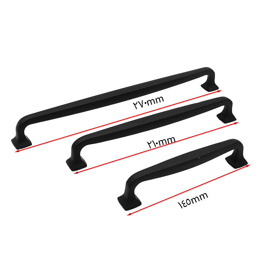 دستگیره کابینت GL2200 سایز 128 مشکی