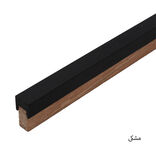 دستگیره کابینت مدل مگنولیا سایز 256 روکش طوسی با چوب روشن زکا