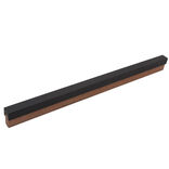 دستگیره کابینت مدل مگنولیا سایز 256 روکش طوسی با چوب روشن زکا