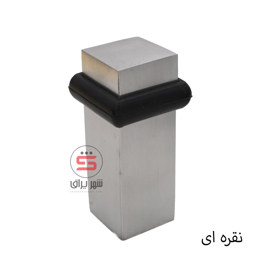 ضربه گیر زمینی مربعی مشکی