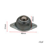 چرخ ساچمه ای روکار کوچک