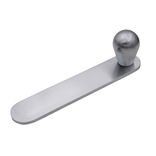 دستگیره کابینت C47 تک پیچ مدل پلاک مشکی