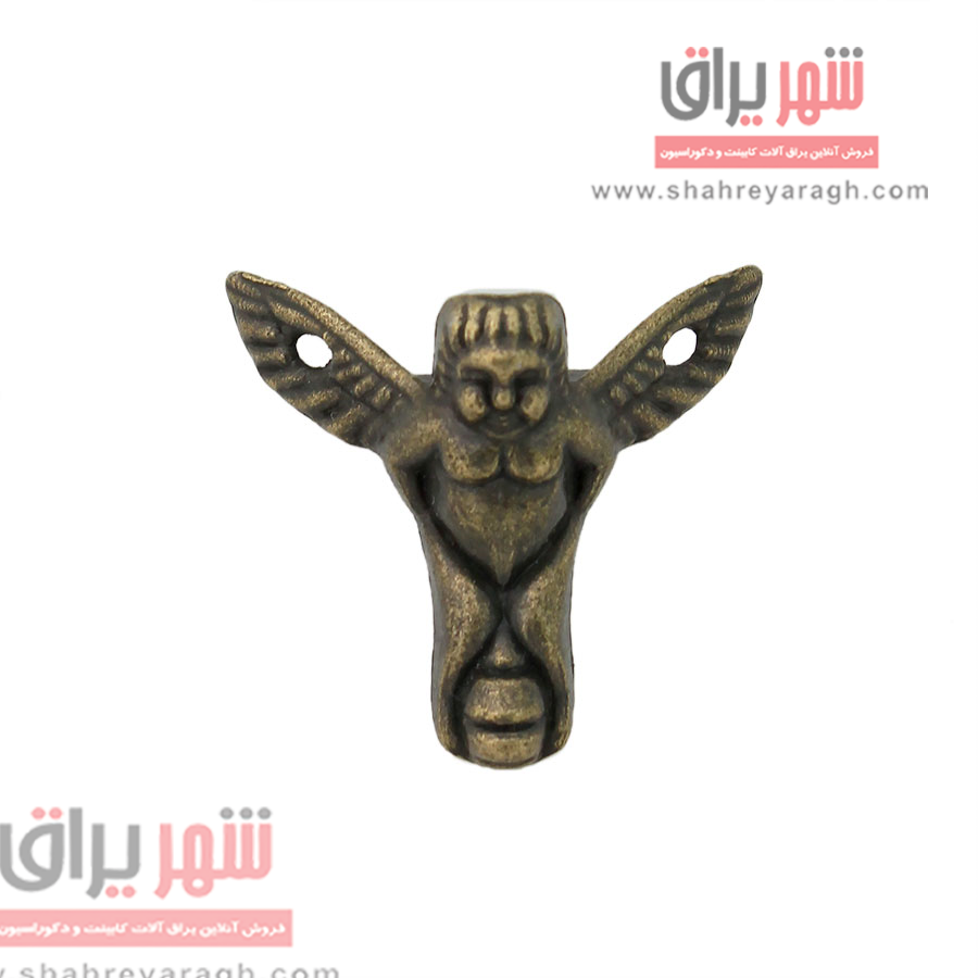 پایه آنتیک سربی فرشته زیتونی
