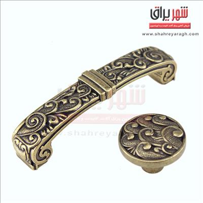 دستگیره کابینت زیتونی 244 سایز 96 ملونی