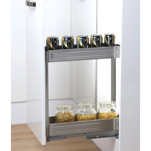 سوپر جای بطری ریل از کف استیل عرض 40