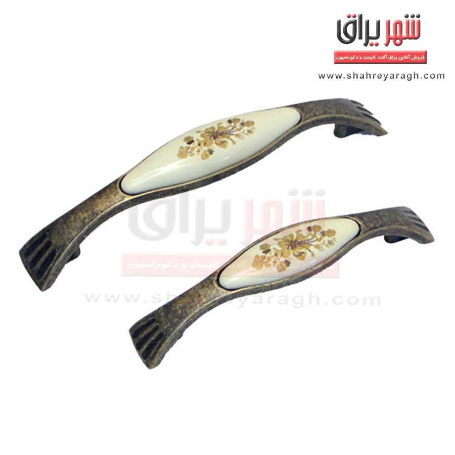 دستگیره کابینت 168سایز 96 زیتونی