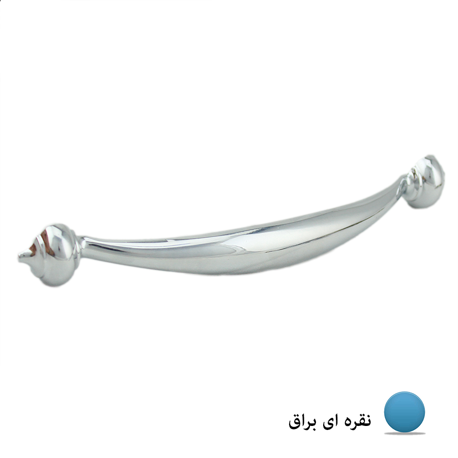 دستگیره کابینت ام 120 سایز 128 براق