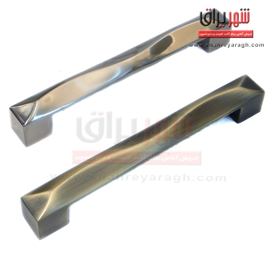 دستگیره کابینت زیتونی 101 سایز 160 ملونی