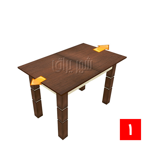 تبدیل میز 4 نفره به 6 نفره مپا