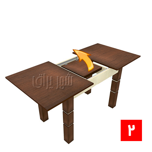 تبدیل میز 4 نفره به 6 نفره مپا