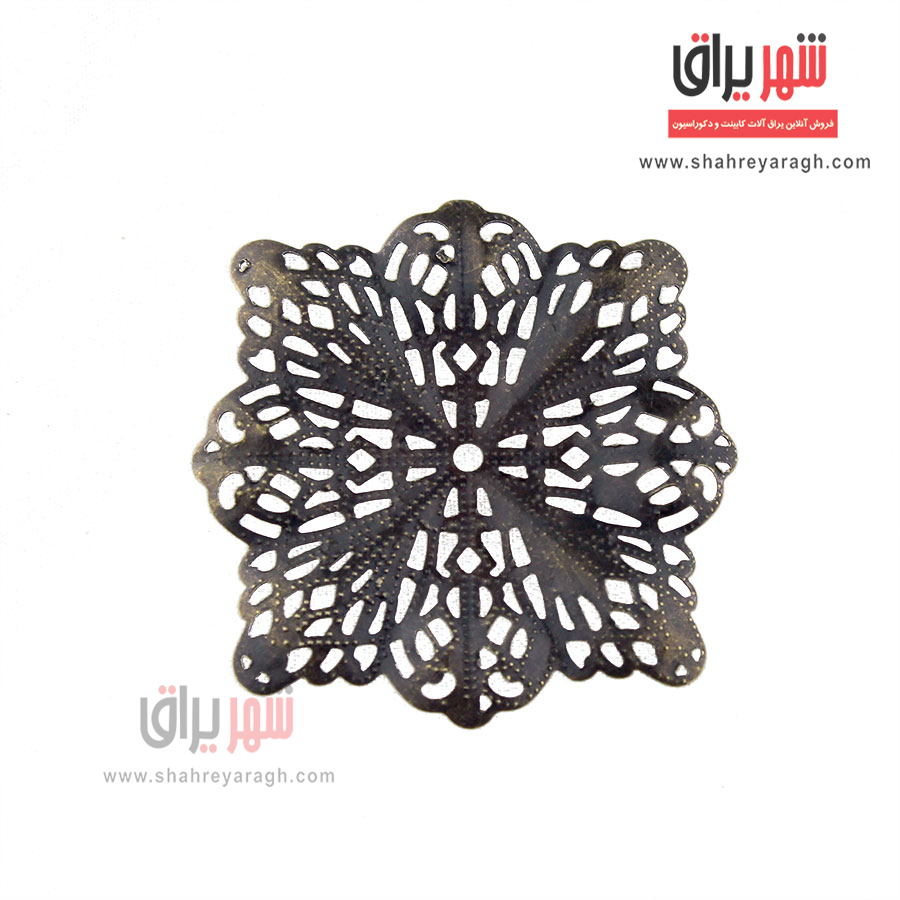 توری آنتیک تزیینی مربعی طرحدار