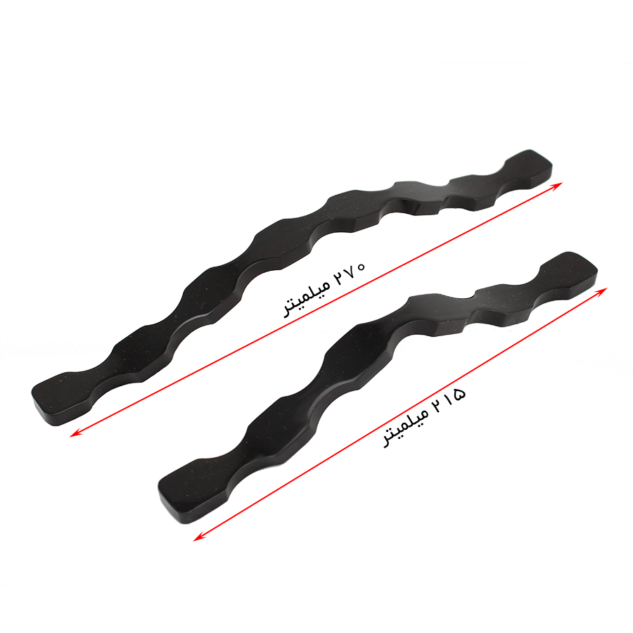 دستگیره کابینت 236 سایز 192 - 01 (مشکی)