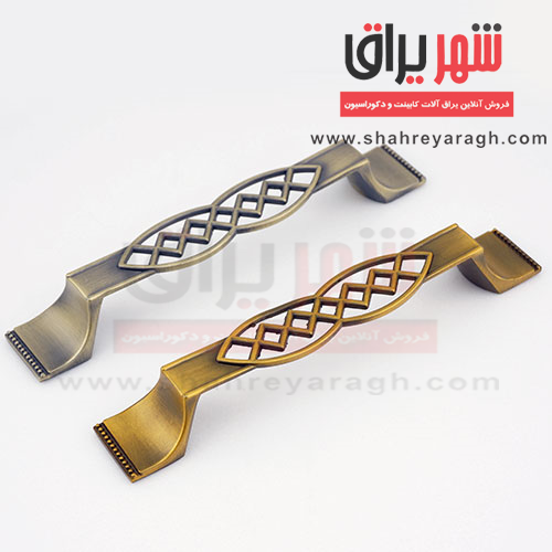 دستگیره کابینت ام 82 سایز 128 زیتونی