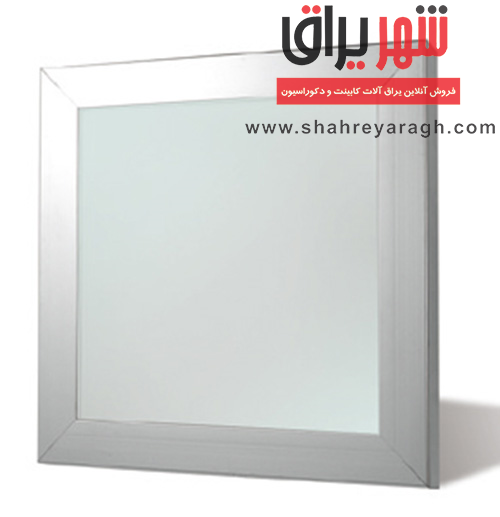 پروفیل درب شیشه 2 سانت با کاور (280 سانت) صامت
