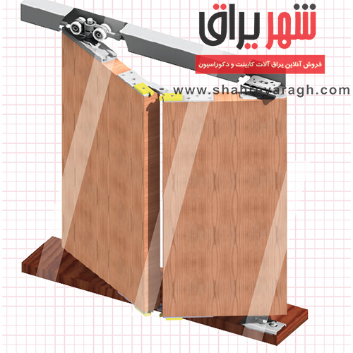 قرقره آکاردونی آویز sks 100-2A (دو درب)