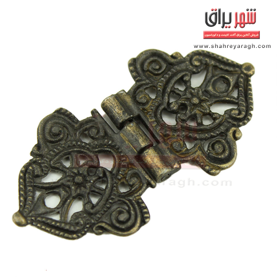لولا آنتیک سربی طرح دار دودی