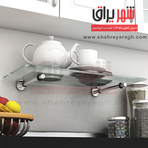 اتصال شلف روکار شیشه صامت (جفت)
