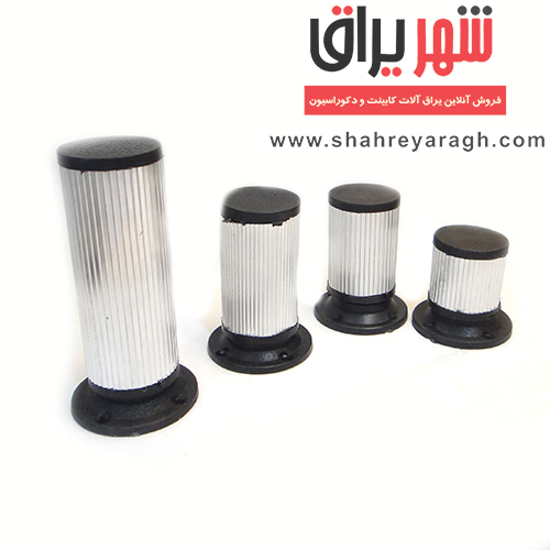 پایه 6 سانت شیاردار گرد