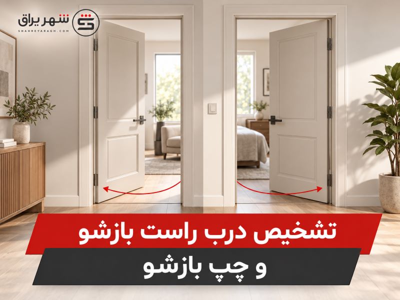  تشخیص درب راست بازشو و چپ بازشو | شهر یراق