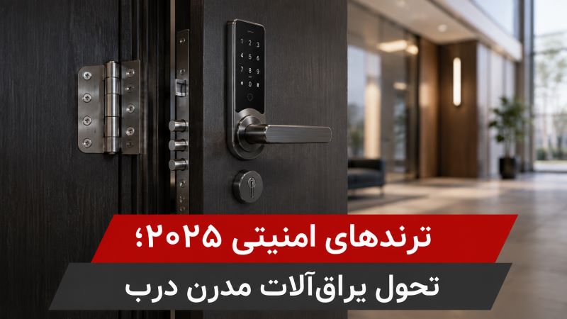 **ترندهای امنیتی 2025؛ تحول یراق‌آلات مدرن درب**