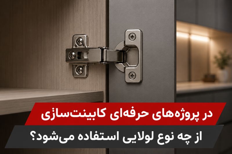 راهنمای انتخاب لولای کابینت برای پروژه‌های حرفه‌ای